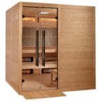 6 Person Indoor Hybrid Sauna | Infrared Steam Combo | Golden Designs Toledo Series - Image 2