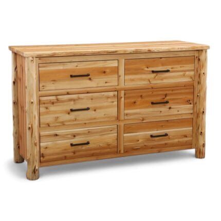Handcrafted Headwaters 6 Drawer Wood Dresser
