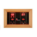Hemlock 2 person indoor infrared sauna buy with Canadian Hemlock wood frame