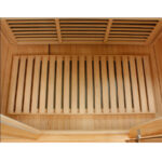 Compact 2 person indoor infrared sauna buy with tempered glass door