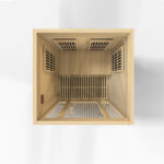 Side window detail on Seattle affordable indoor infrared sauna
