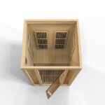 Plug and play affordable indoor infrared sauna for home use