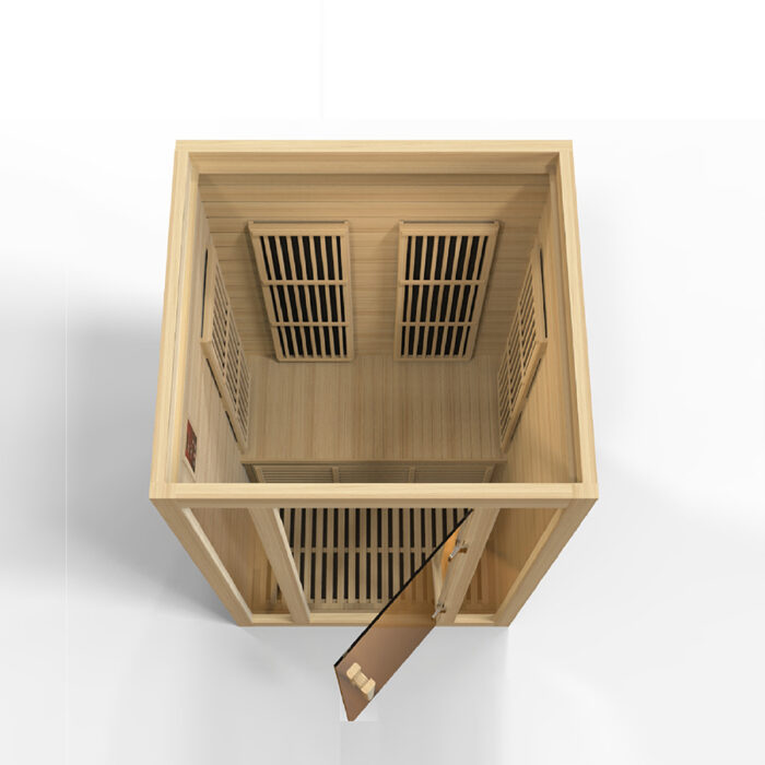 Plug and play affordable indoor infrared sauna for home use