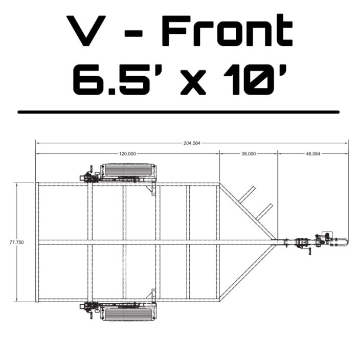 Sauna Trailer | Crank-Down Galvanized Steel | Multiple Widths and Lengths - Image 18