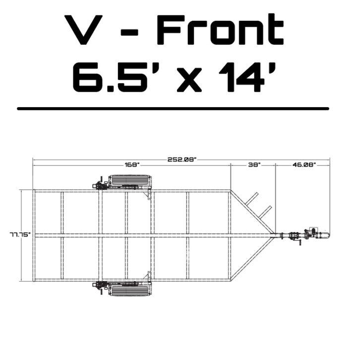Sauna Trailer | Crank-Down Galvanized Steel | Multiple Widths and Lengths - Image 20
