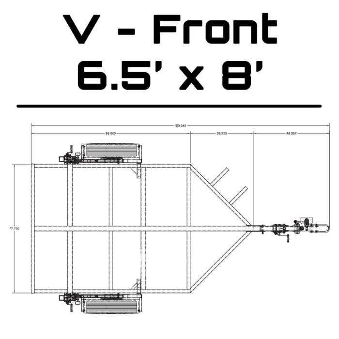 Sauna Trailer | Crank-Down Galvanized Steel | Multiple Widths and Lengths - Image 17