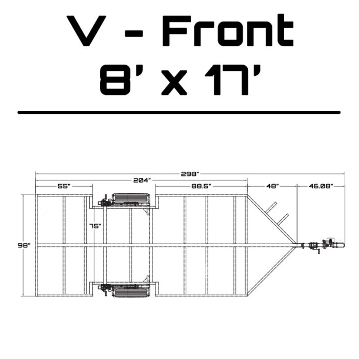 Sauna Trailer | Crank-Down Galvanized Steel | Multiple Widths and Lengths - Image 25
