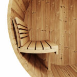 2 Person Barrel Sauna Kit | Sauna Life | Model E6 - Image 6
