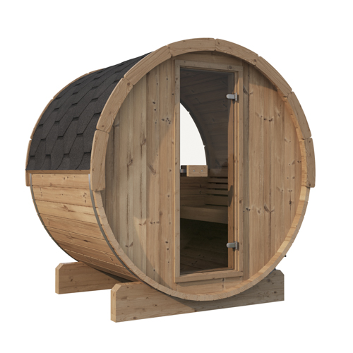 SaunaLife-E6W-Sauna-Barrel-10.2025-1 2 person outdoor sauna