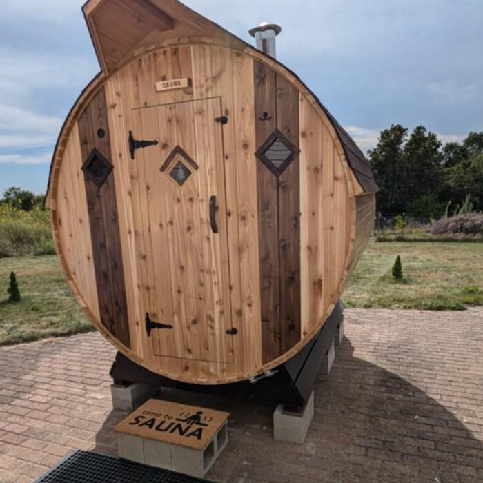 8 Person Wood Burning Sauna | Wood Burning Sauna | 7' x 8' | Cedar Sense - Image 21