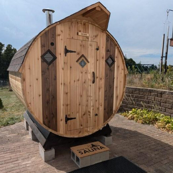 8 Person Wood Burning Sauna | Wood Burning Sauna | 7' x 8' | Cedar Sense - Image 6