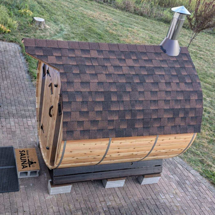 8 Person Wood Burning Sauna | Wood Burning Sauna | 7' x 8' | Cedar Sense - Image 20