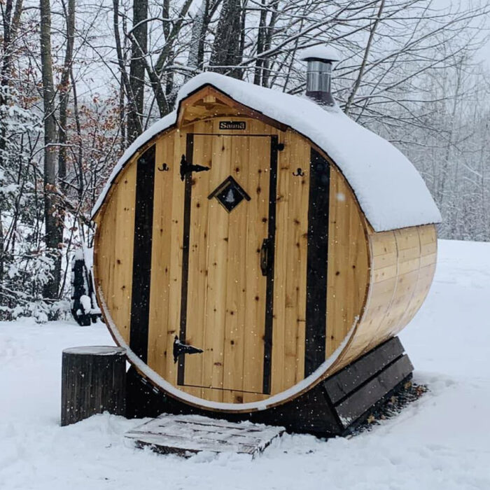 6 Person Cedar Barrel Sauna | Cedar Sauna | 6' x 8' | Cedar Sense - Image 6