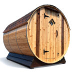 6 Person Cedar Barrel Sauna | Cedar Sauna | 6' x 8' | Cedar Sense