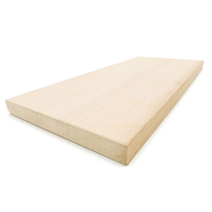 Close-up of cedar lumber for sauna benches and floors