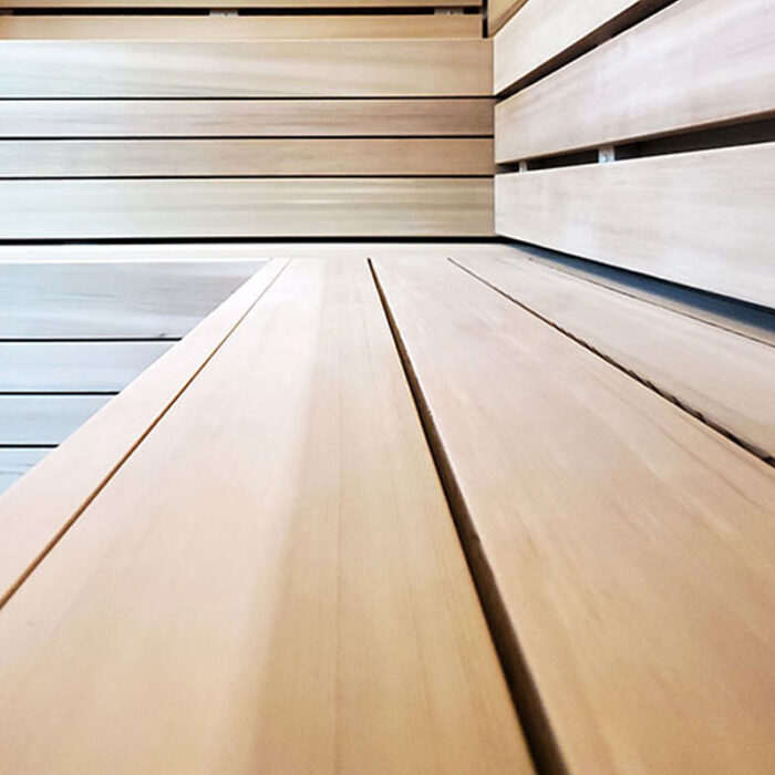 Western red clear cedar 2x4 VG S4SEE sauna building material