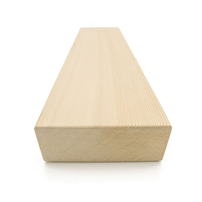 Vertical grain clear cedar 2x4 board for custom sauna construction