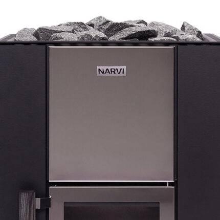 High-heat wood-fired sauna stove for outdoor sauna cabins