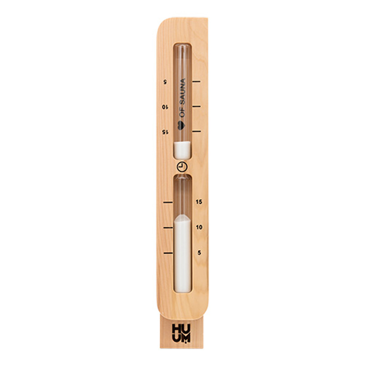 huum sand timer _ natural _ main pic 1 HUUM TASA Sand Timer | Sauna Sand Timer | 15 Minutes | Natural - Image 1
