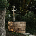 Iglucraft Wood Fired Hot Tub | Premium Outdoor Wood Burning Hot Tub | Ebony or Chestnut - Image 3