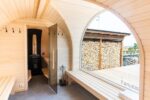 6 Person Iglusauna Panoramic | Luxury Outdoor Sauna | Ebony or Chestnut - Image 9