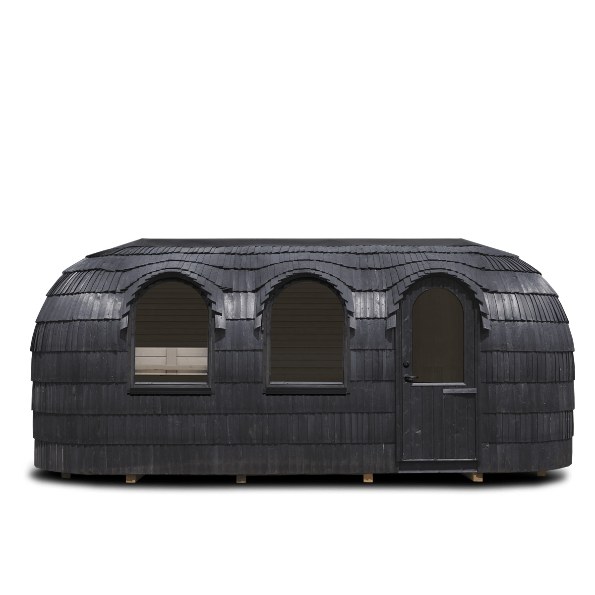 iglusauna _ triple _ ebony _ electric _ main pic 1 6 Person Iglusauna Triple | Electric Sauna | Ebony or Chestnut - Image 1