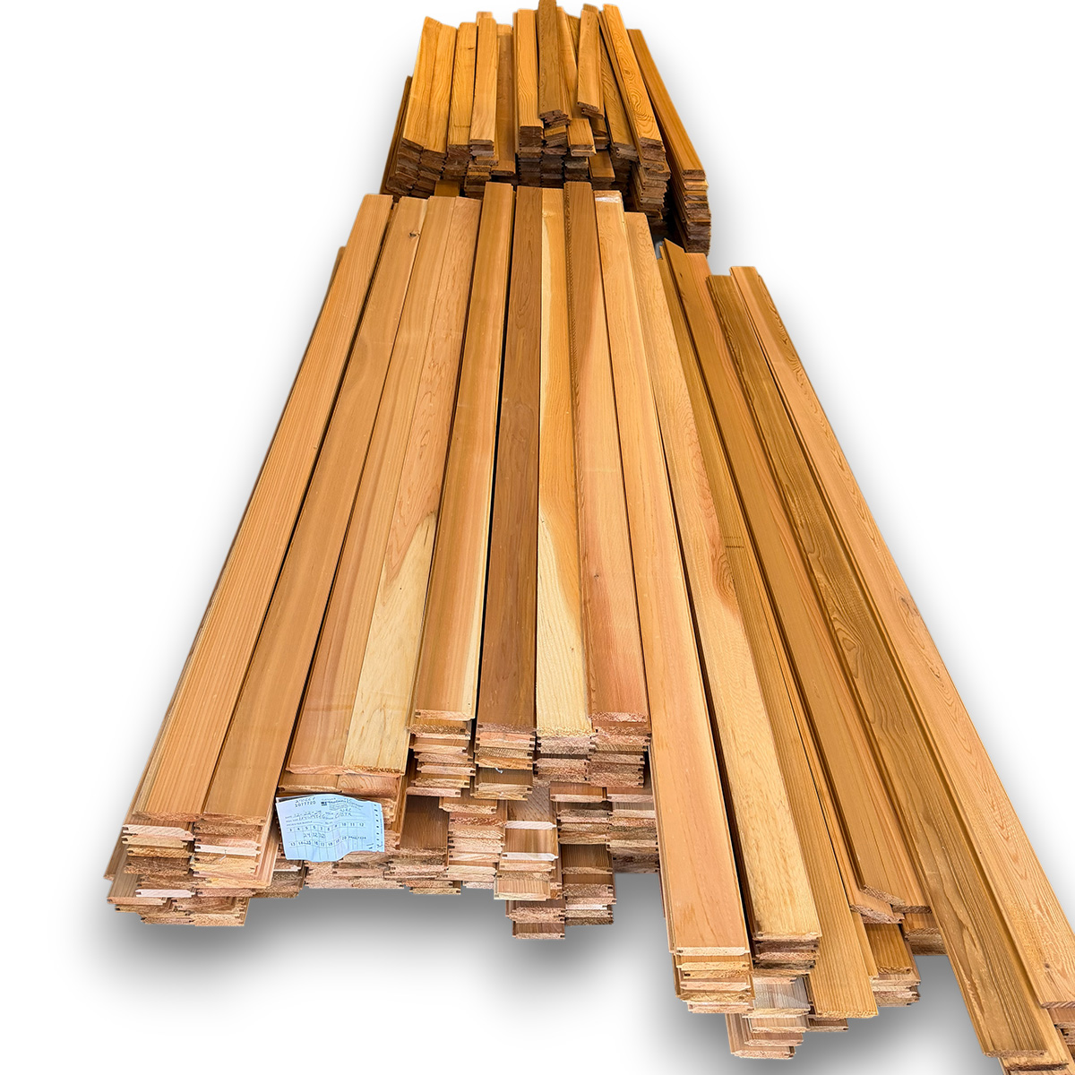 prosaunas tongue n groove _ main pic 1 1" x 4" Cedar Tongue and Groove | Western Red Cedar Planks - Image 1