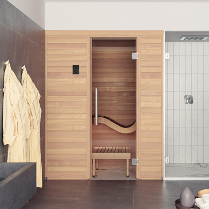 2 Person Luxury Modern Indoor Sauna | Auroom Baia Model | Aspen or Thermo-Aspen - Image 11