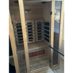 2 Person Infrared Sauna with Himalayan Salt Bar | Sunrise Model | Full Spectrum - Image 6