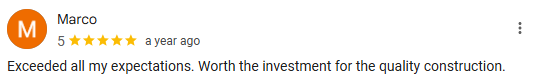 Sunrise sauna customer review 5