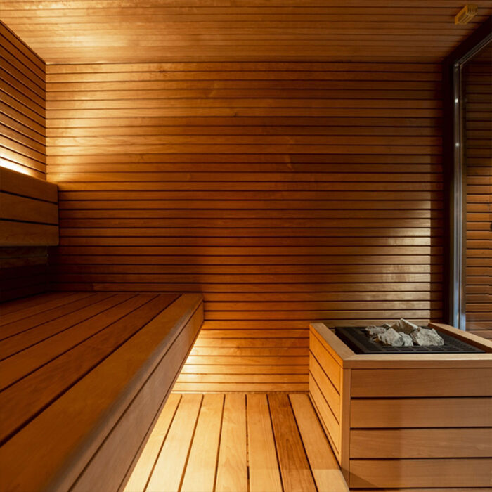 5 Person Arti High End Sauna | Fully Assembled Outdoor Cabin with Terrace - Image 7