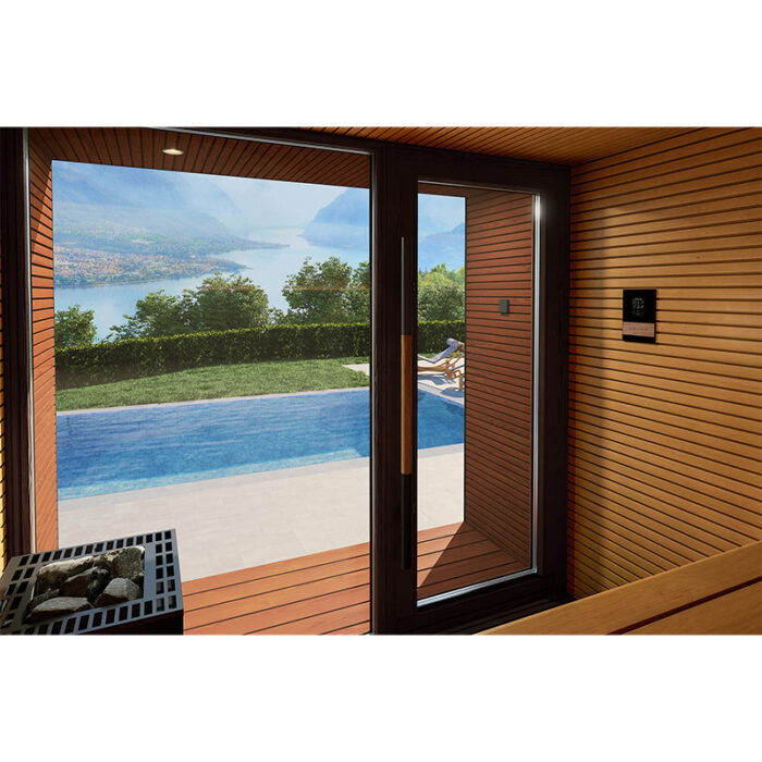 5 Person Arti High End Sauna | Fully Assembled Outdoor Cabin with Terrace - Image 16
