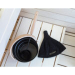 Auroom Sauna Pail & Ladle | Aluminum | Black - Image 4