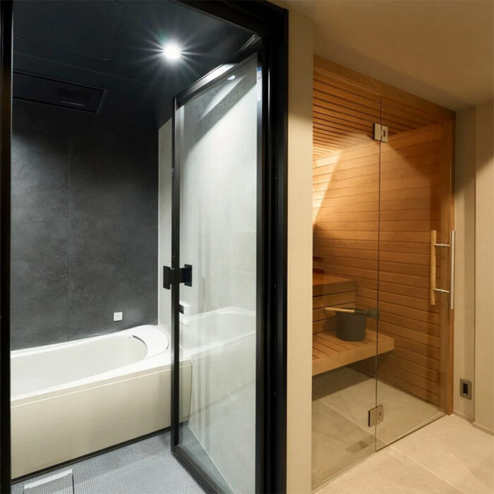 2 Person Luxury Indoor Sauna | Auroom Cala Glass | Aspen or Thermo-Aspen - Image 14