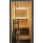 1 Person Indoor Premium Sauna Kit | Auroom Cala Glass Mini | Aspen or Thermo-Aspen - Image 16