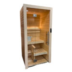 1 Person Indoor Premium Sauna Kit | Auroom Cala Glass Mini | Aspen or Thermo-Aspen - Image 12