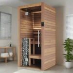 1 Person Indoor Premium Sauna Kit | Auroom Cala Glass Mini | Aspen or Thermo-Aspen - Image 5