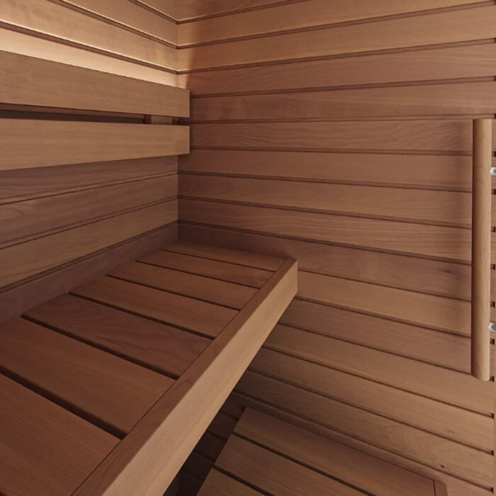 1 Person Indoor Premium Sauna Kit | Auroom Cala Glass Mini | Aspen or Thermo-Aspen - Image 7