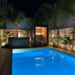 2 Person Outdoor Modern Sauna | Mira S by Auroom | Black or Natural Finish - Image 6