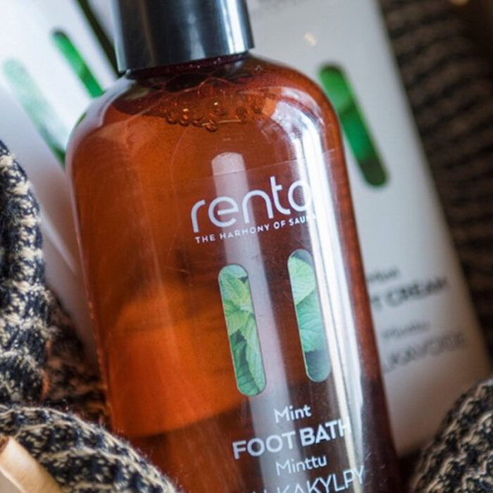 Sauna foot care gift set for relaxing sauna self-care