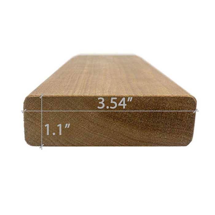 Thermo-Aspen Sauna Bench Wood | 2"×4" S4SEE | 8' Bench Material - Image 5