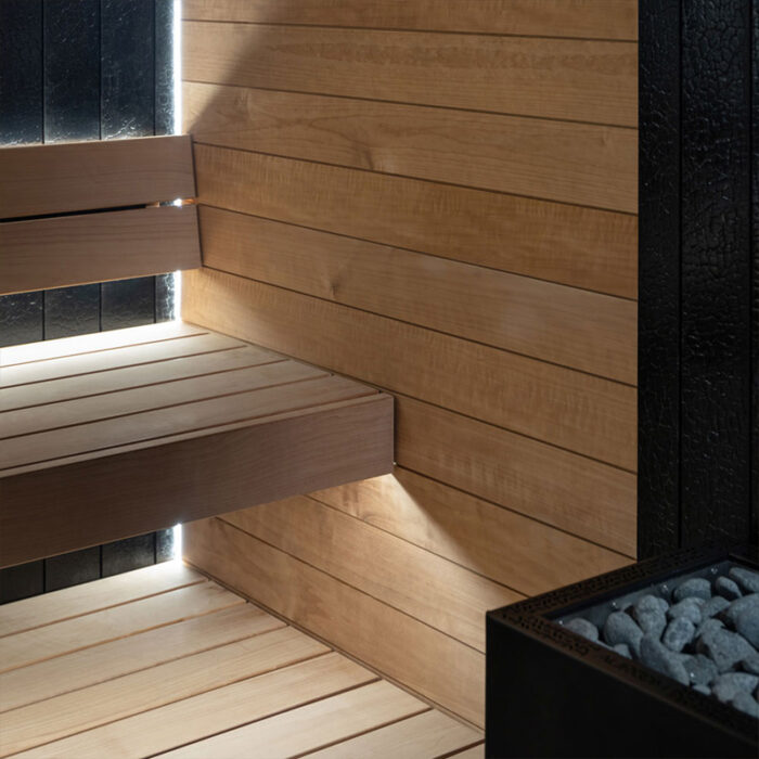 2 - 5 Person Vulcana Luxury Modern Sauna | Glass Front Cabin by Auroom - Image 6
