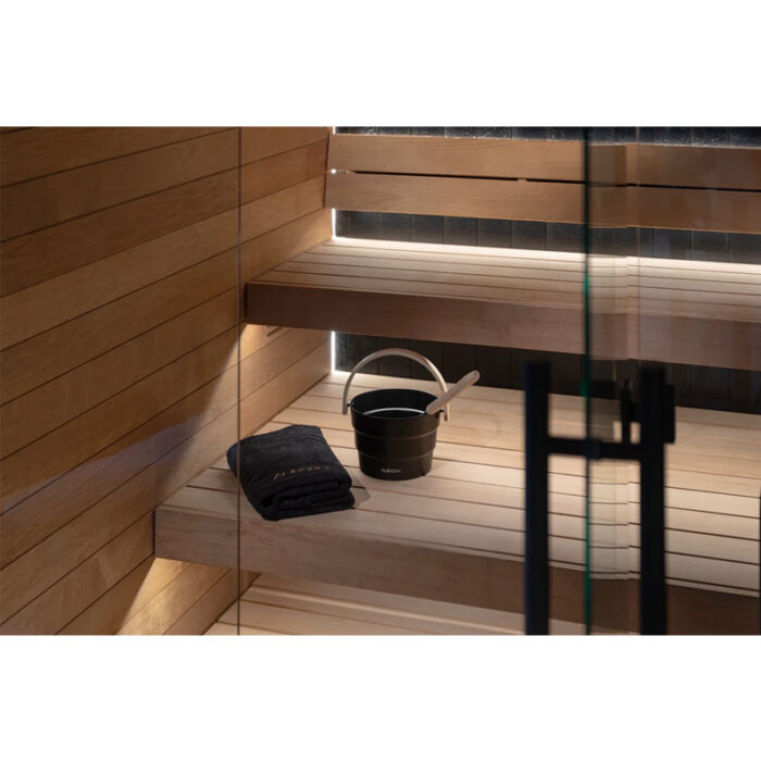 2 - 5 Person Vulcana Luxury Modern Sauna | Glass Front Cabin by Auroom - Image 11