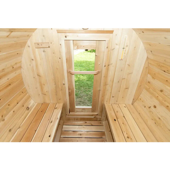 4 Person Cedar Barrel Sauna | Harmony Collection | Canadian Timber Cedar Sauna | 240 Cu. Ft. - Image 19