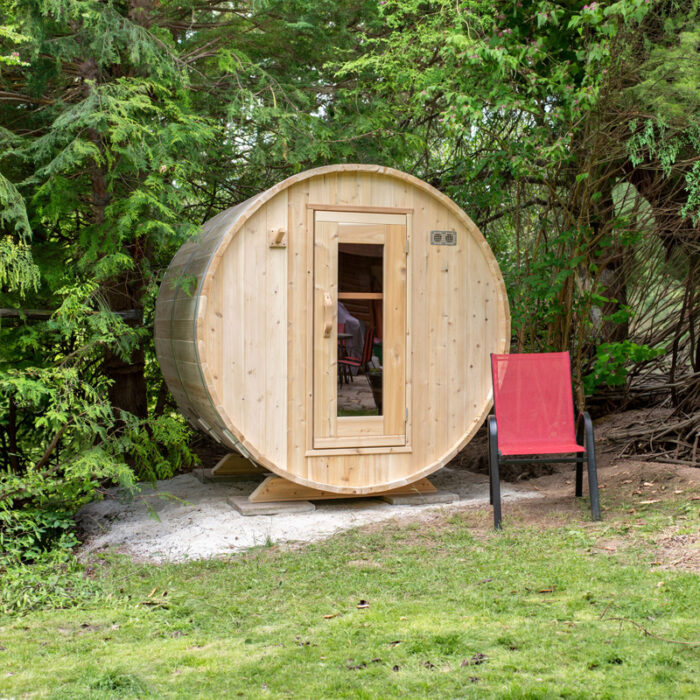 4 Person Cedar Barrel Sauna | Harmony Collection | Canadian Timber Cedar Sauna | 240 Cu. Ft. - Image 16