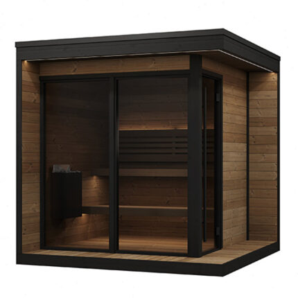 outdoor home sauna