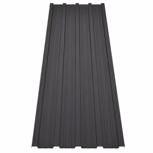 Black metal roof option for shed kits