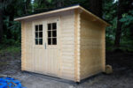 The Settler Storage Shed outdoor storage shed for backyard organization