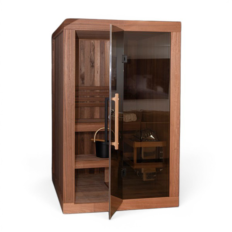 indoor sauna _ CT Nook _ main pic 1 CT Element Nook Sauna compact indoor sauna with full glass front