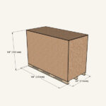 CT Element Studio Sauna 64x84 indoor wood sauna with full glass front
